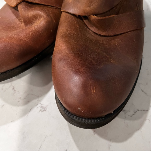 BORN Brown Leather Calf Height Boho Boots, size 7.5 - Picture 10 of 16